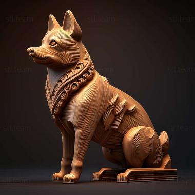 3D model Techichi dog (STL)